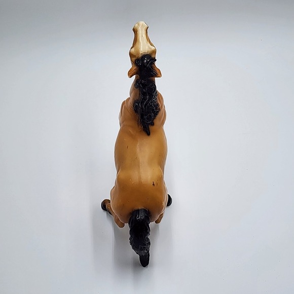 Vintage 70's Breyer Horse 87 Traditional Diablo Mustang Buckskin Semi Rearing - Picture 4 of 11